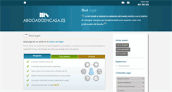 Desktop Screenshot of abogadoencasa.es