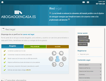Tablet Screenshot of abogadoencasa.es